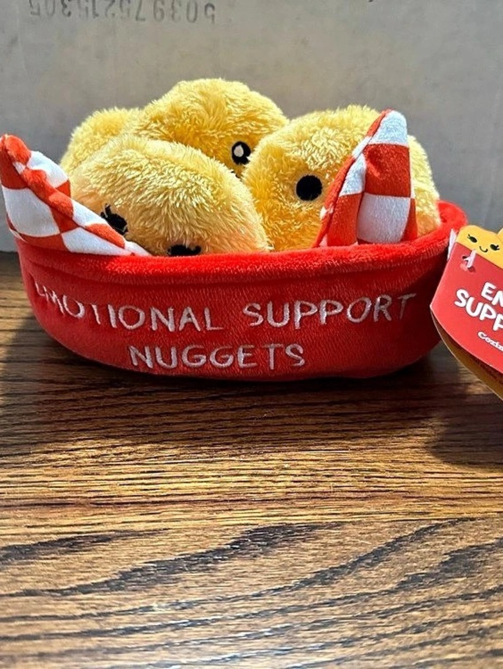 Emotional Support Nuggets Plush 
Toy NWT